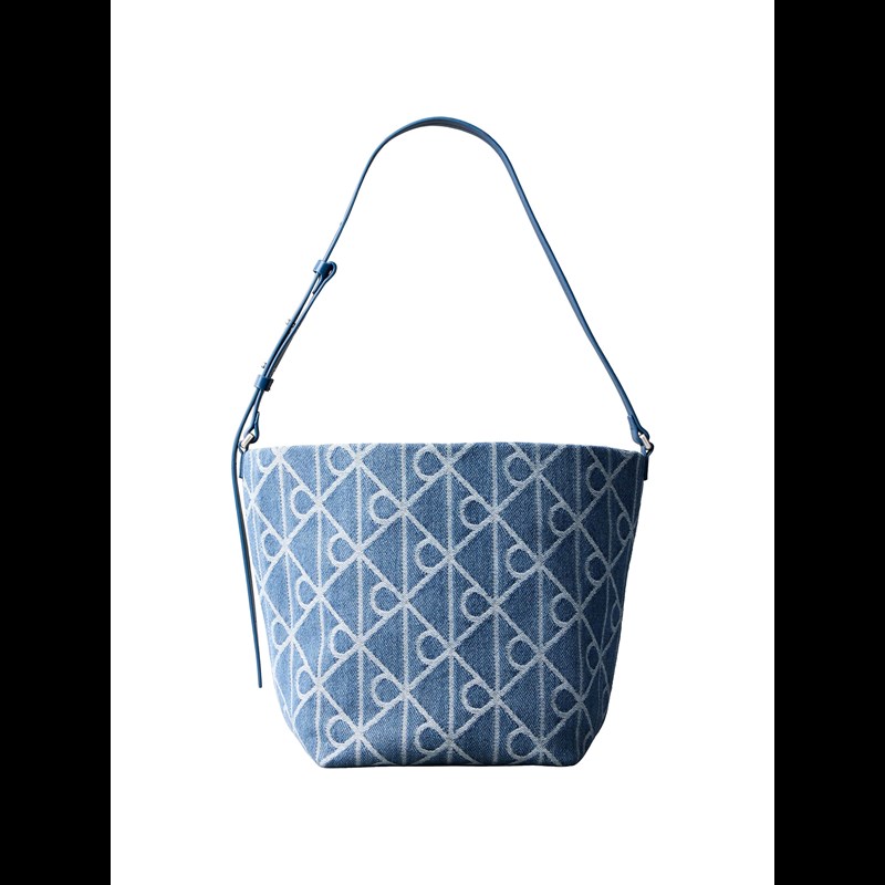Calvin Klein Skuldertaske Emblem Denim Blå 1