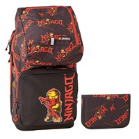 LEGO Bags Skoletaskesæt Maxi+ Ninjago Rød/sort 1