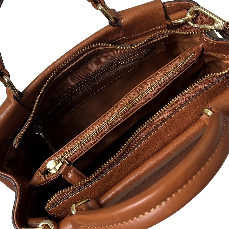 Belsac Håndtaske Rachel  Cognac 4