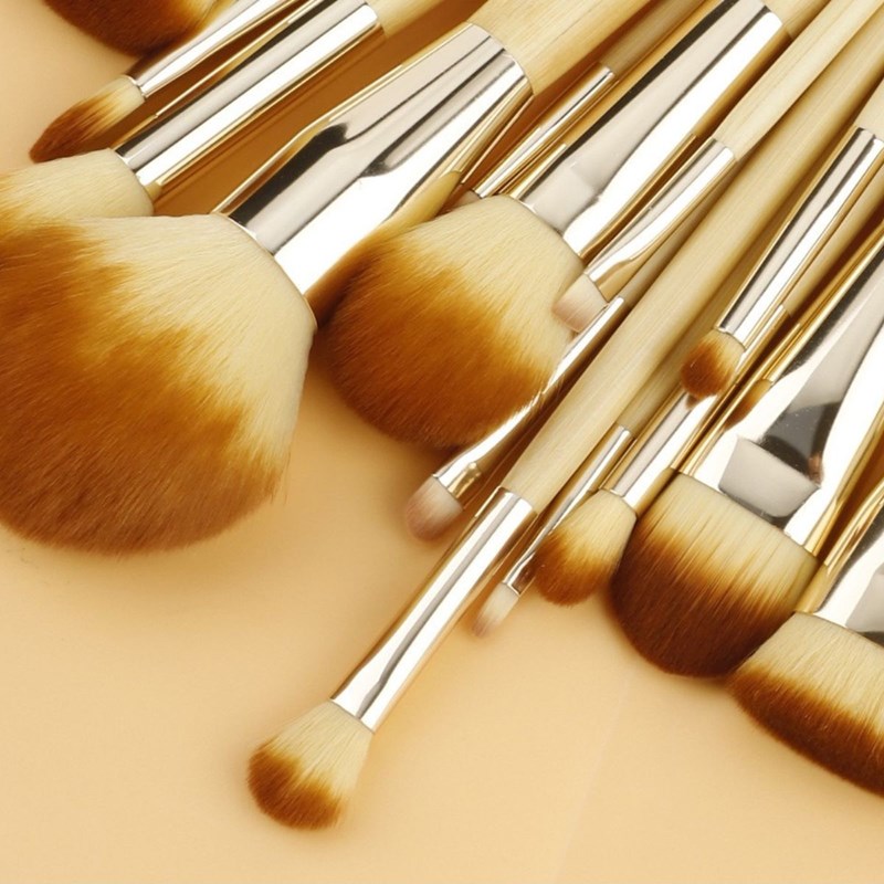 Technique Pro Makeupbørste Sæt Golden Bamboo Gylden 4