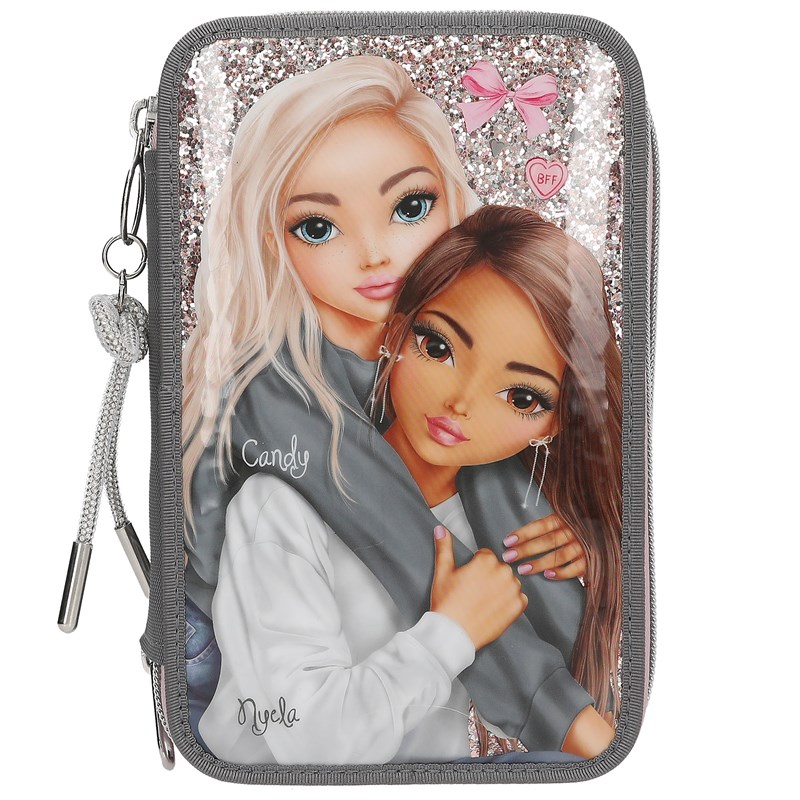 TOPModel Pennfodral 3-lags My BFF Silver 1