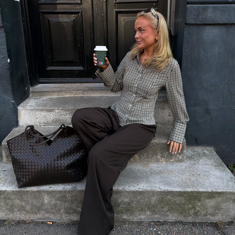 PITAYA Axelväska Bianca XL M. Brun 2