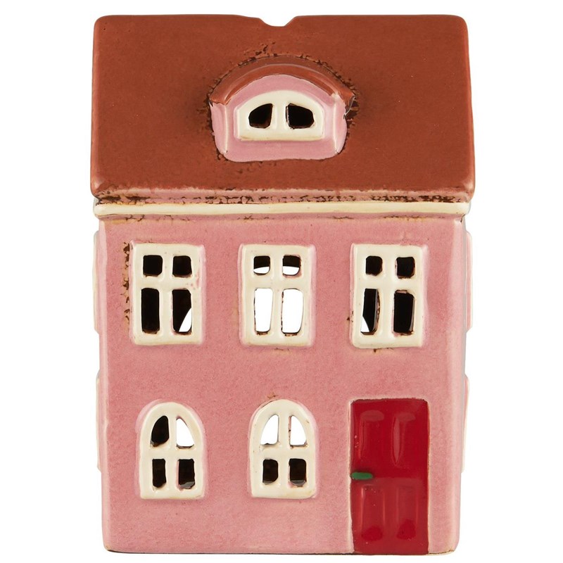 Ib Laursen Ljusstake Hus Nyhavn Rosa 1