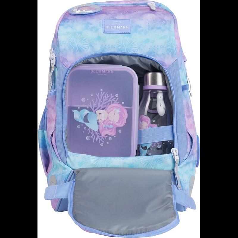 Beckmann Skoletaske Active Air Seashell lyseblå/lilla 7