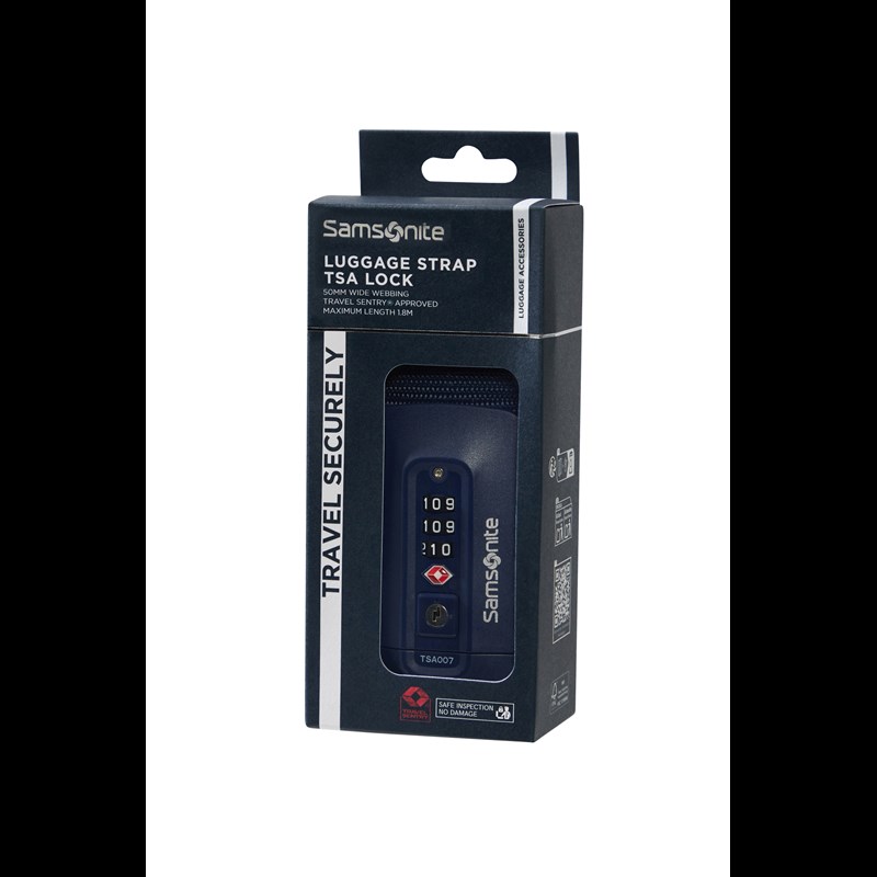 Samsonite Kuffertrem m/TSA lås M. blå 1