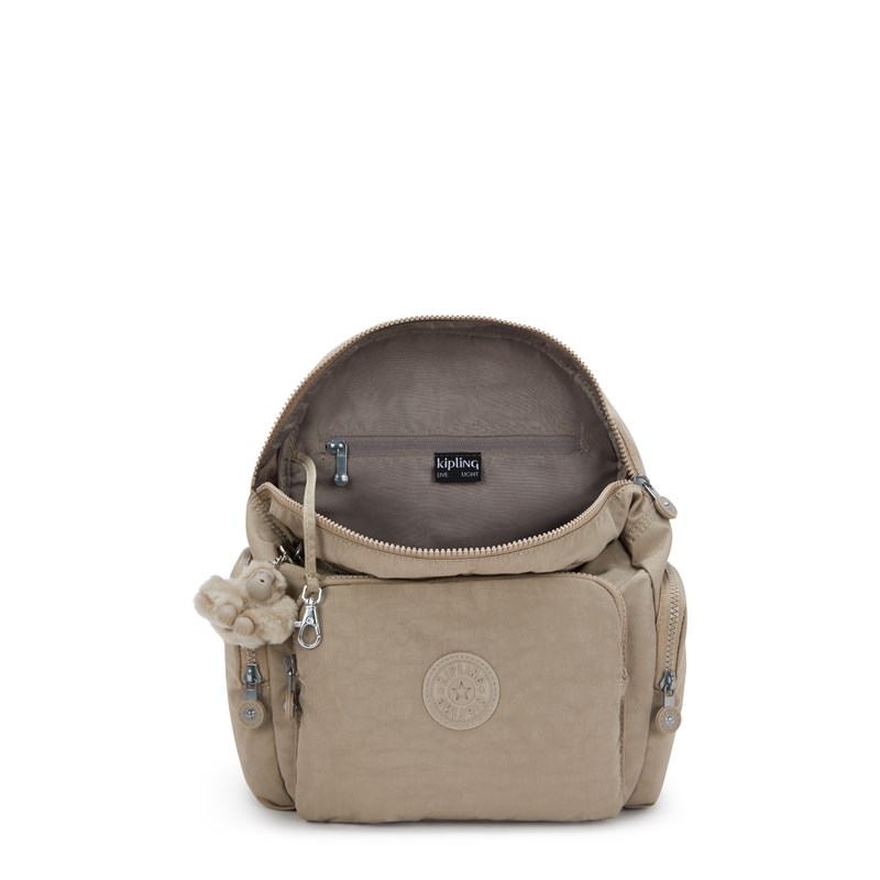 Kipling Ryggsäck City Zip S Taupe 3