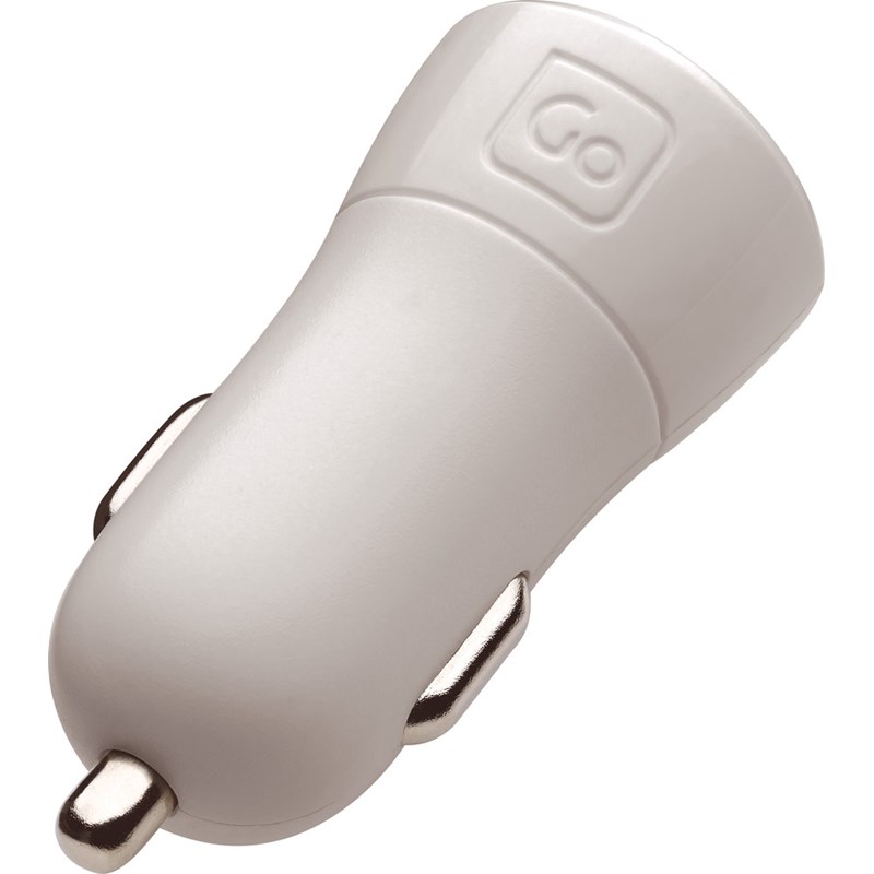 Go Travel Kabel In-Car USB-A& USB-C Char Hvid 2