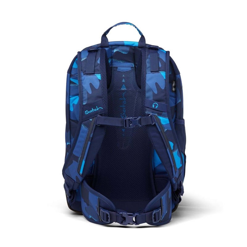 Satch Skoletaske Air Troublemaker Blå camuflage 6