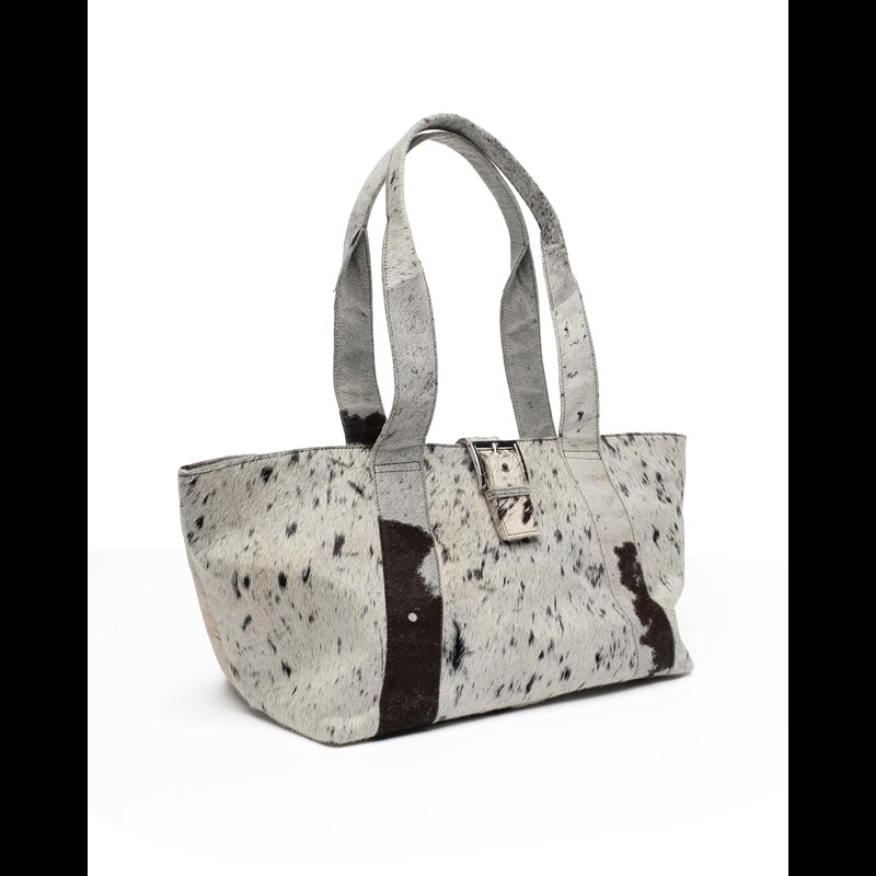 Núnoo Shopper Maxi Black Dots Hvid/sort 4