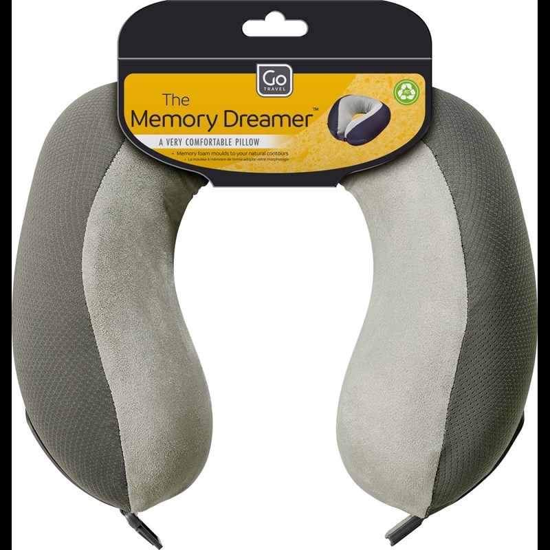 Go Travel Nakkepude Memory Dreamer Grå 3