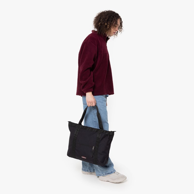 Eastpak Shopperväska Tote Travel Svart 16" 4