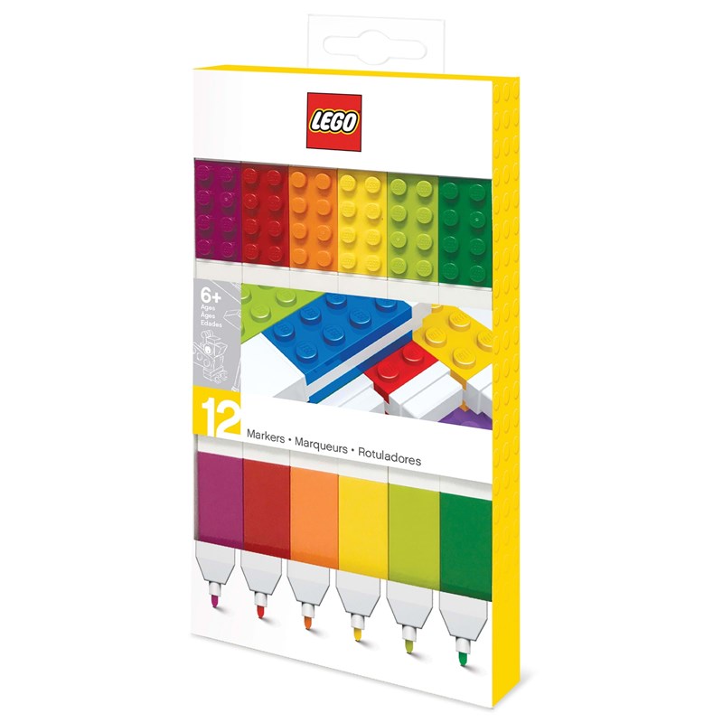LEGO Bags Tuschpennor 12 stk. Röv färger 1