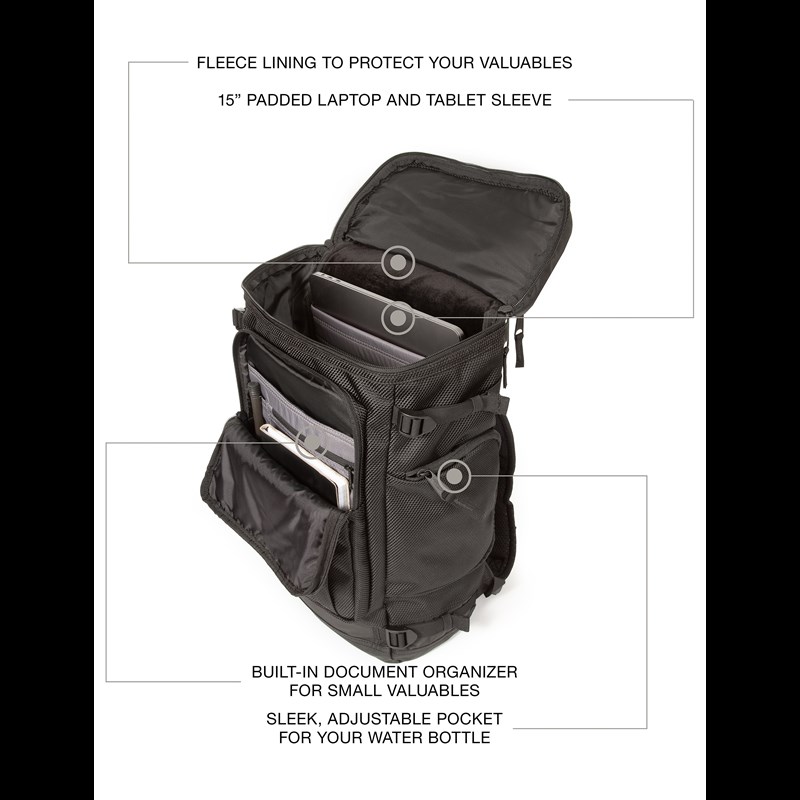 Eastpak Rygsæk Tecum Top Sort 16" 4