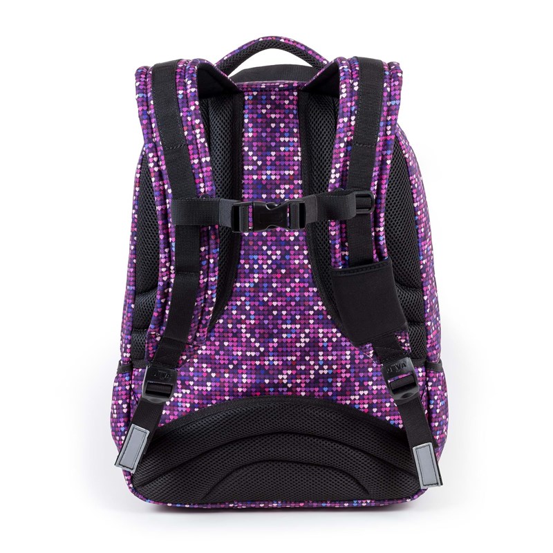 JEVA Ryggsäck Supreme Mosaik Lila ruta 3