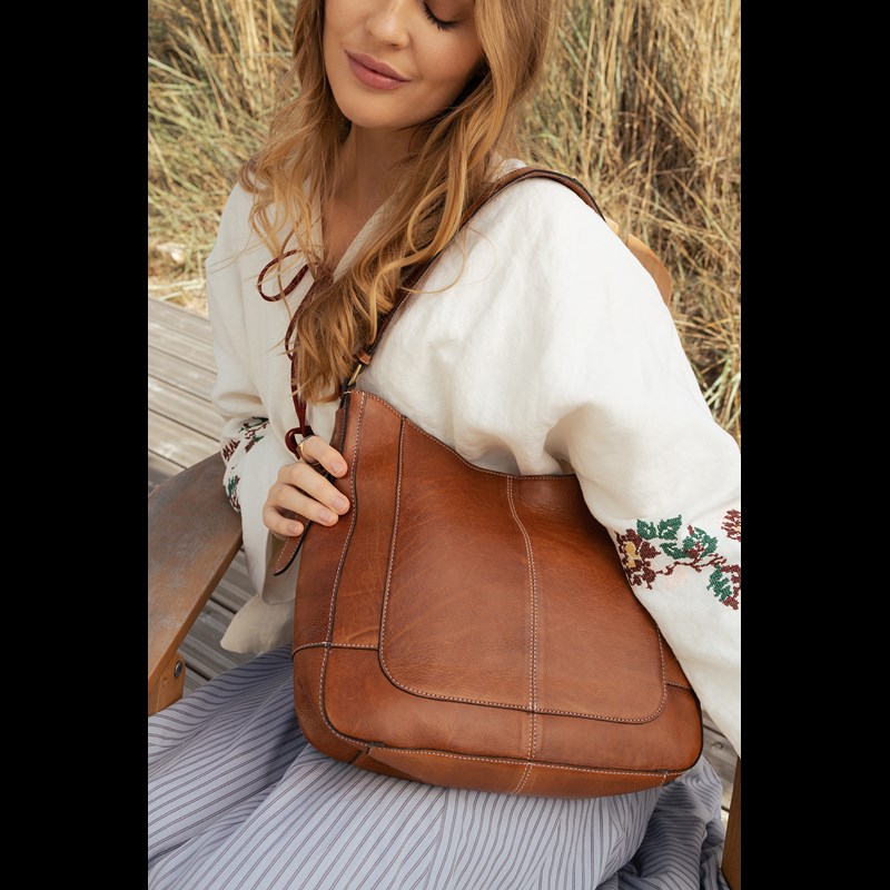 RE:DESIGNED Skuldertaske Neri Small Brun 2