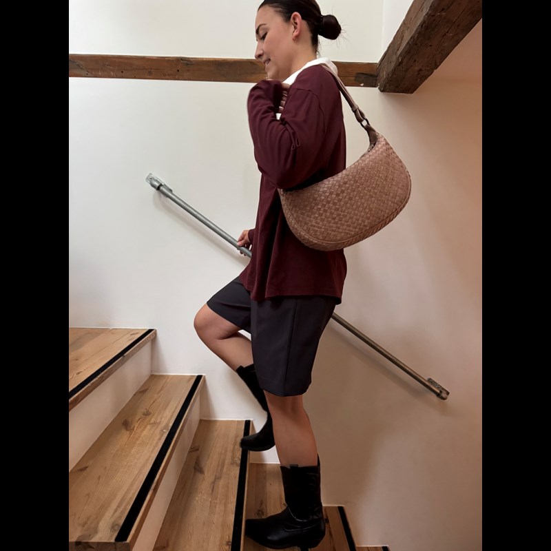 MARKBERG Skuldertaske Muse Taupe 11