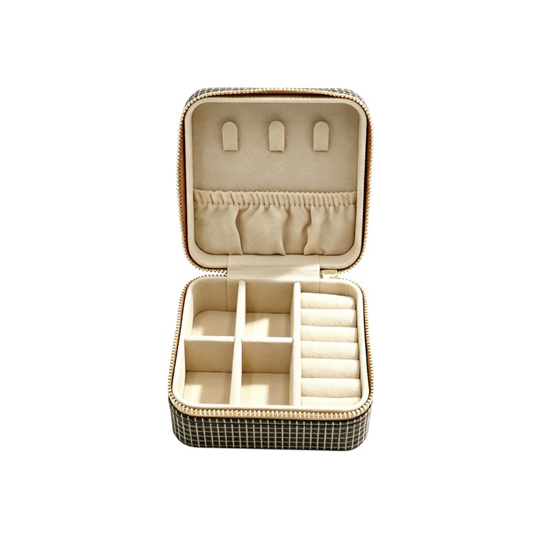 Conmé Smykkeskrin Olivia firkantet Brun/Beige 7