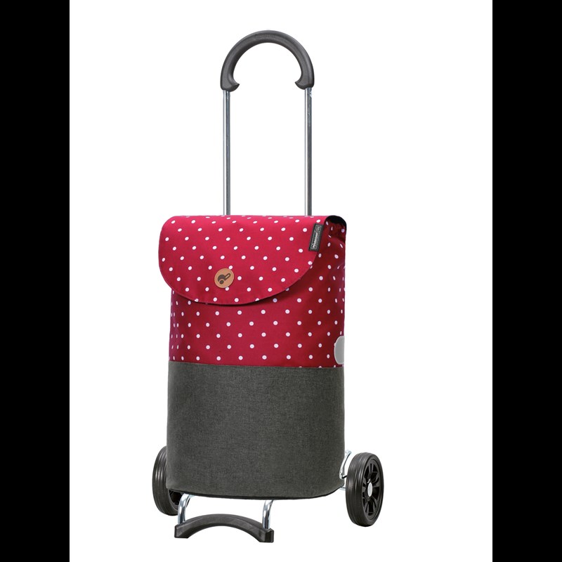 Andersen Indkøbsvog Scala shopper Duko Grå/rød