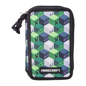 Minecraft Pennfodral 2-lagers Minecraft Grön/grå
