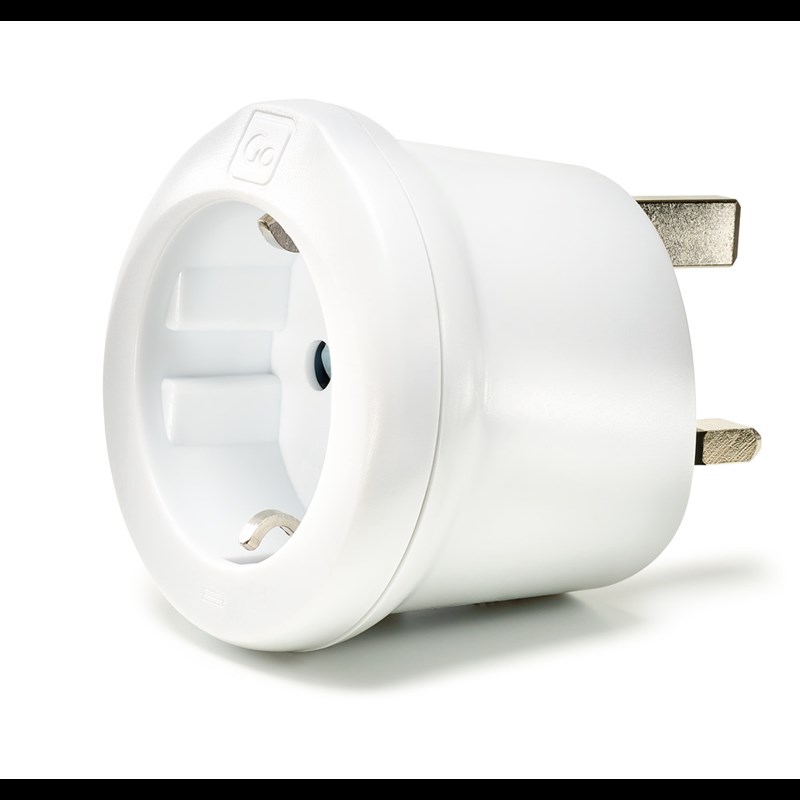 Go Travel EU-UK Adaptor Vit 1