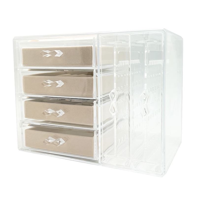 UNIQ Smyckesorganisatör Genomskinlig 3