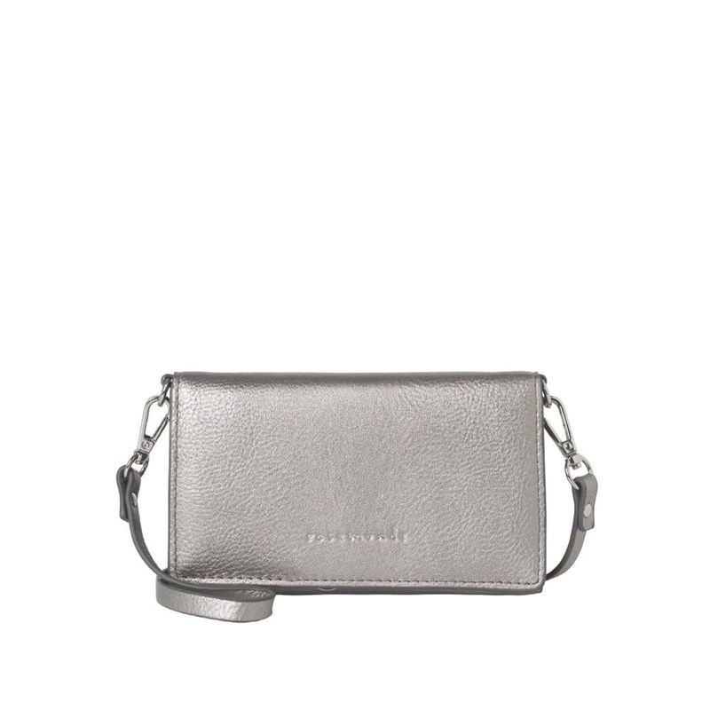 Rosemunde Clutch Sølv/sort