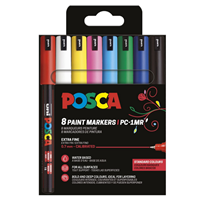 POSCA Pennor POSCA PC-1MR 8-pack Multi