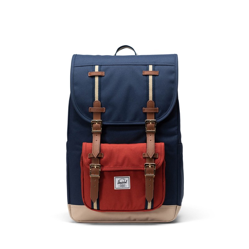 Herschel Rygsæk Little America Mid Blå/Rød/Sort 1