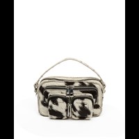 Núnoo Håndtaske Helena Black Dots Hvid/sort 1