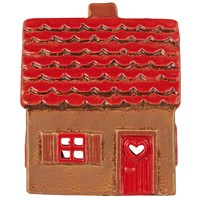 Ib Laursen Ljusstake Hus Stillenat Brun/röd 1