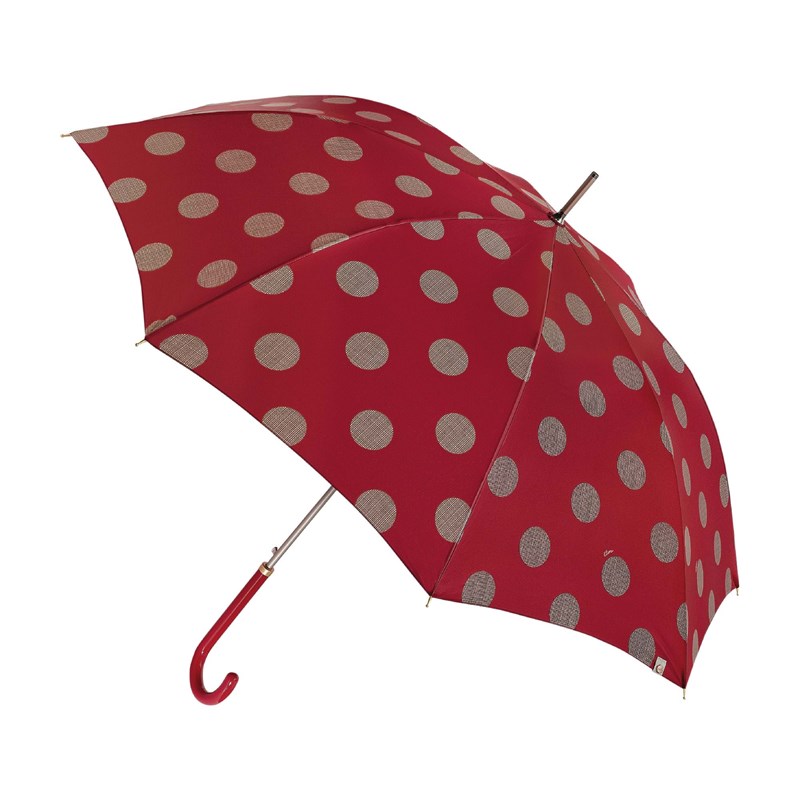 Hoffmann Paraply lang automatisk Rød/m prikker 1