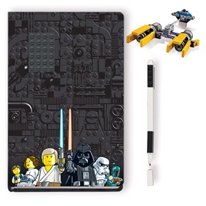 LEGO Bags Notesbog Star Wars Podracer Gul alt image