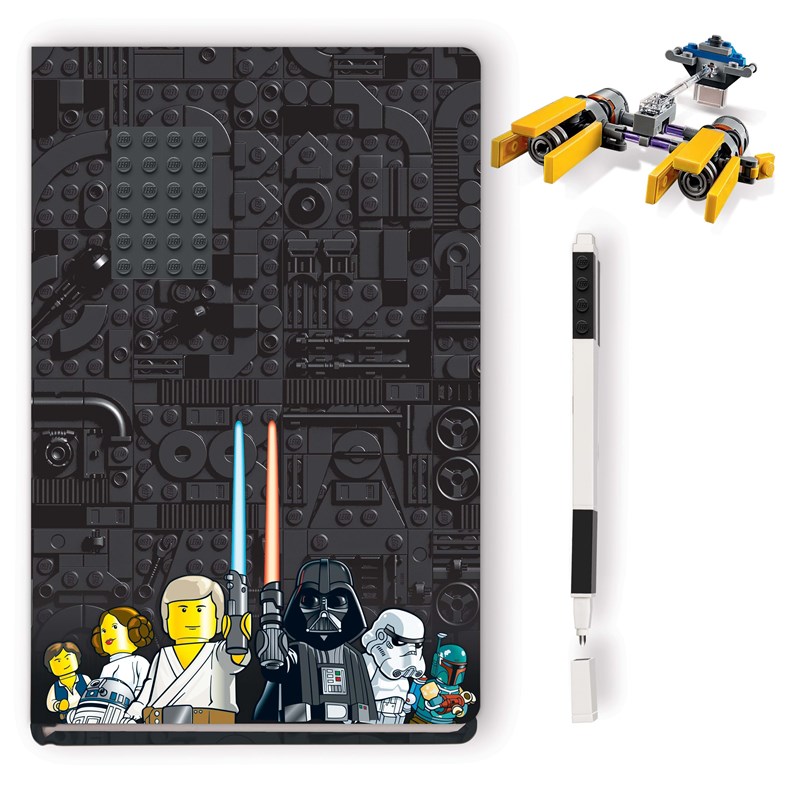 LEGO Bags Notesbog Star Wars Podracer Gul 2