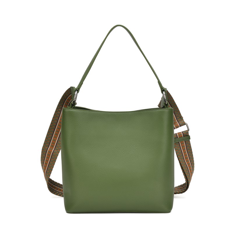 Adax Skuldertaske Lydia Hello I'mVe Mørk grøn 4