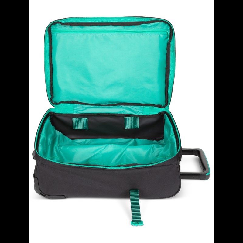 Eastpak Kuffert Tranverz Xxs Sort/Turkis 2