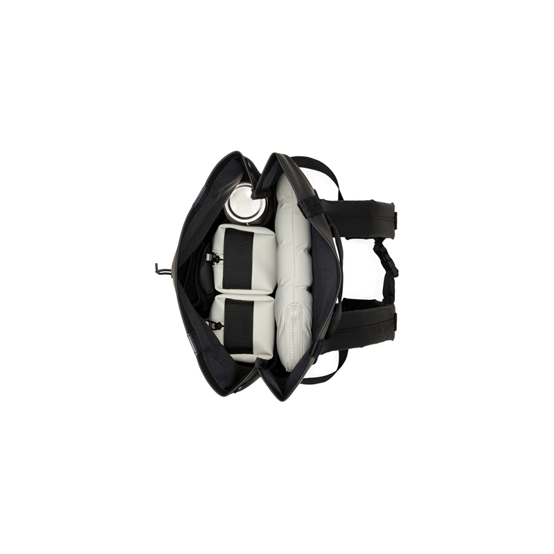 RAINS Rygsæk Velcro Rolltop Backpack Sort 15" 4