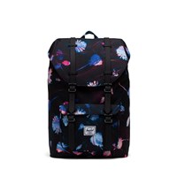 Herschel Rygsæk Little America Sort/med blomster 13" 1