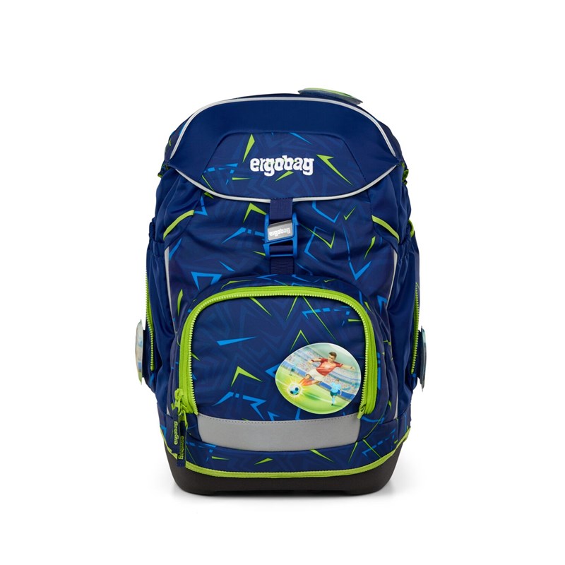 Ergobag Skoletaskesæt Pack Front Run Blå/Grøn 3
