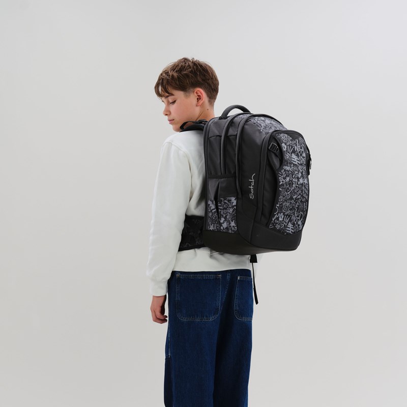 Satch Skolväska Match Plus Street  Grå 2