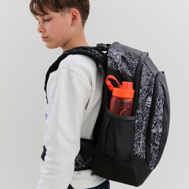 Satch Skoletaske Air Street Ink Grå 7