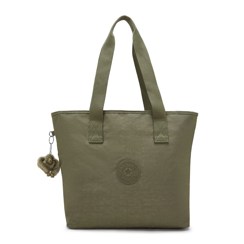 Kipling Shopper Anina Tote Medium Armégrön 1