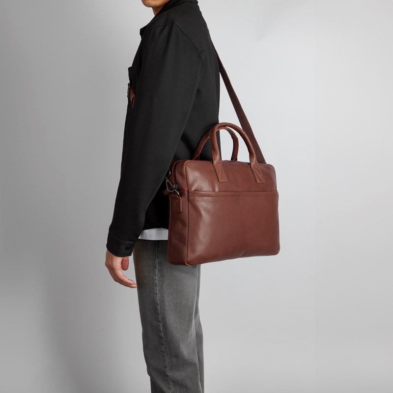 Tyler & Co Computertaske Nevada Cognac 14" 7