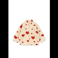 Konges Sløjd Jacka Jody Teddy Coeur Amour Röd/Vit 12 mdr. 1