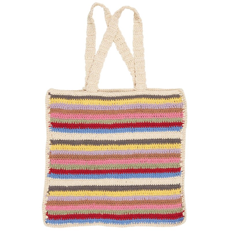 Ib Laursen Totebag Hæklet taske Multi 1