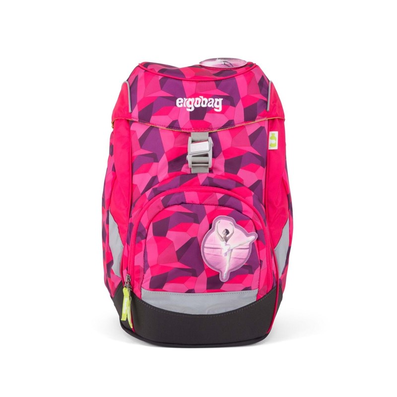Ergobag Skoletaske Prime Pink mønstret 1