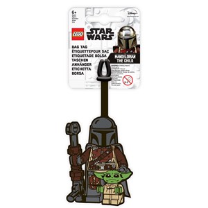 LEGO Bags Bagagemärke With Child Grå