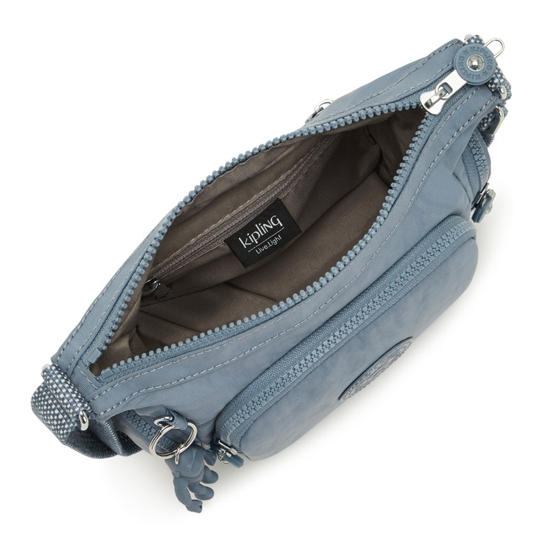 Kipling Crossbody Gabbie Mini Blågrå 4