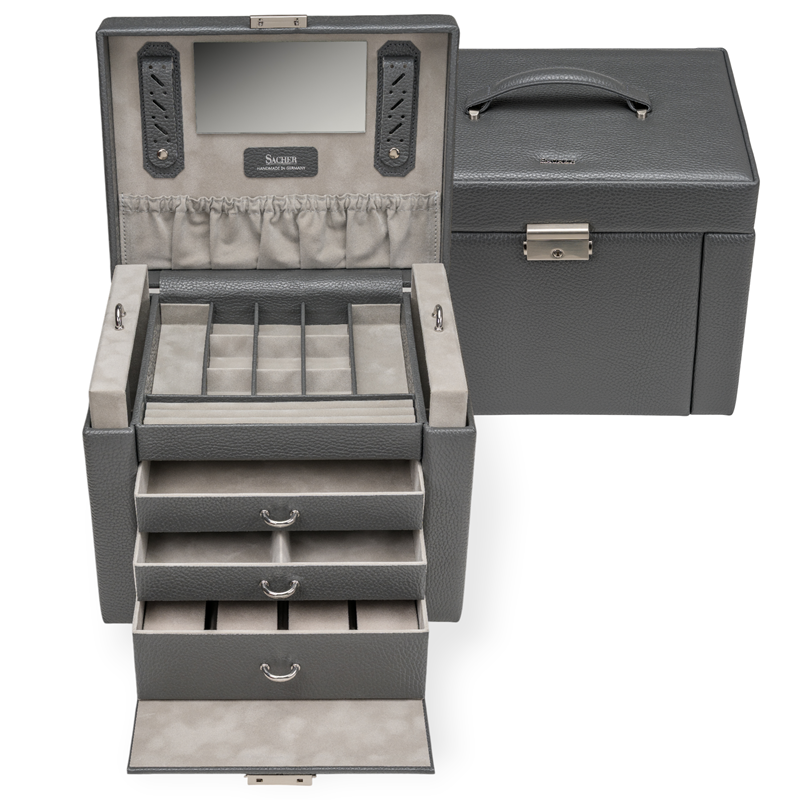 Sacher Smykkeskrin Large Grå 3