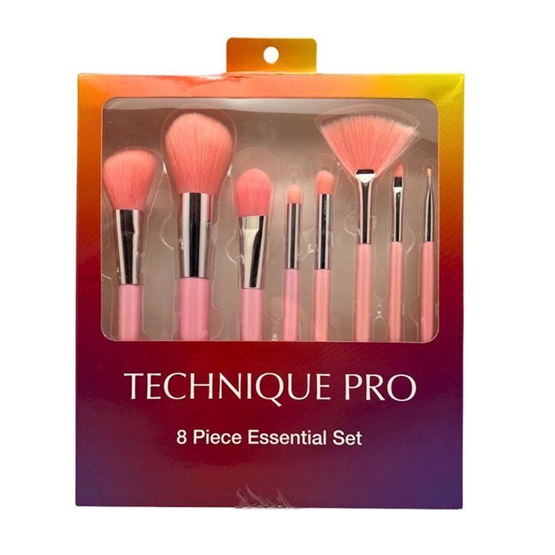 Technique Pro Makeupbørster Essential Face Lyserød 5