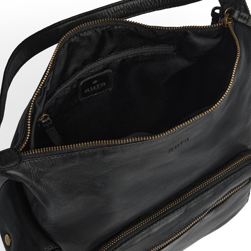 Aura Skuldertaske Cyra Sort 6